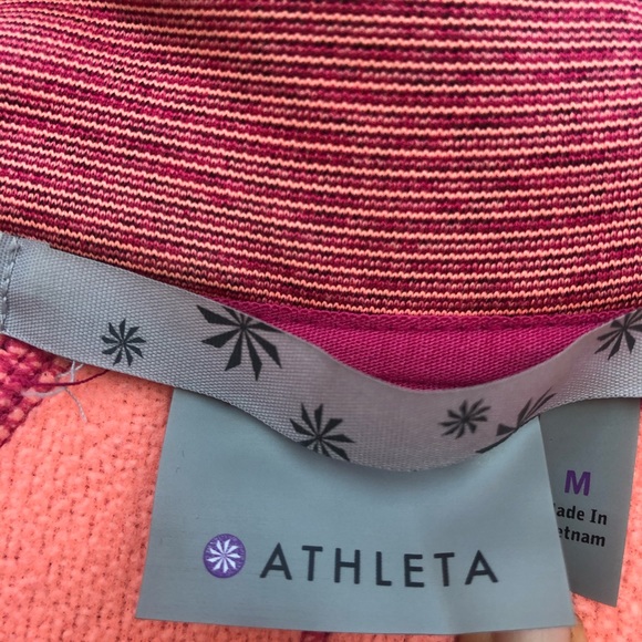 Athleta Strength Hoodie Stripe Size Medium - Picture 4 of 10